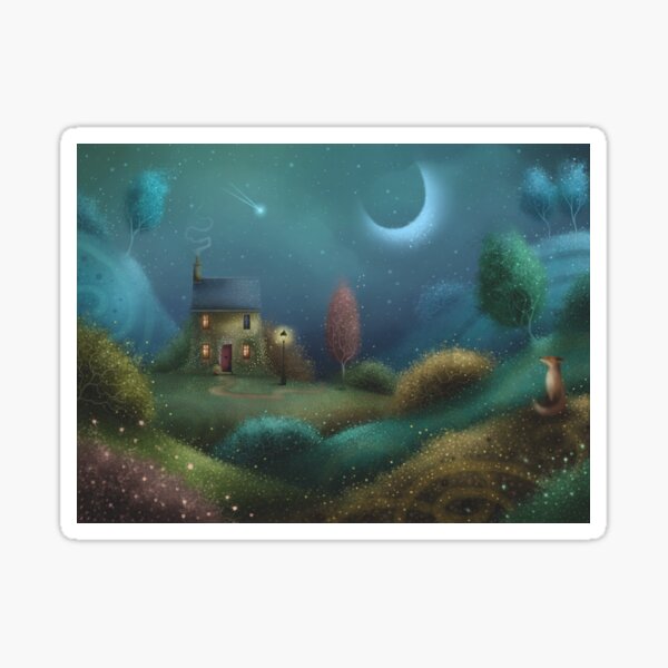 Item preview, Stargazing Fox designed and sold by Joe Gilronan.