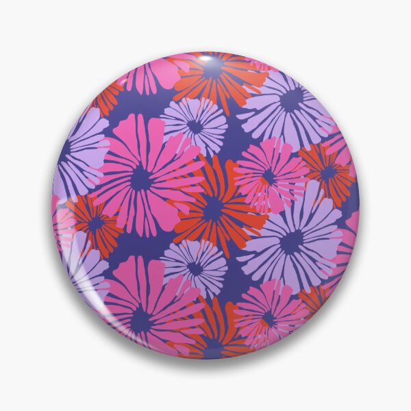 Item preview, Funky Flowers Pattern designed and sold by Erinn Capko.