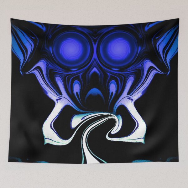 Item preview, Binge Watcher: Abstract Blue Artwork (Not Ai Generated) designed and sold by Fantasy Masterpiece.