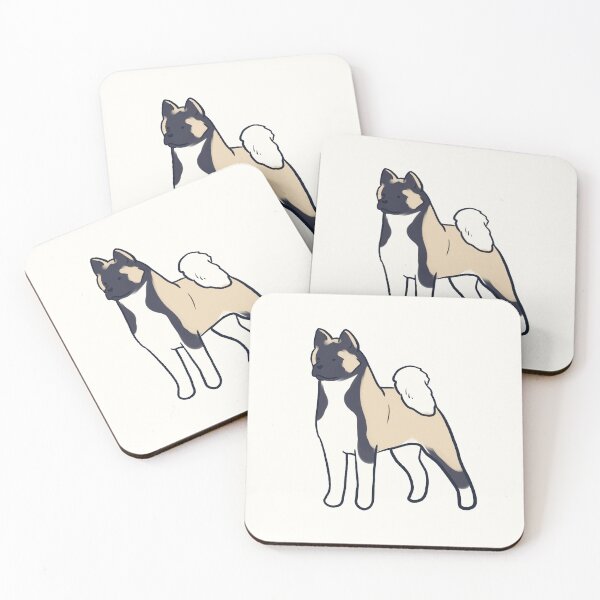 Item preview, American Akita art designed and sold by Mayarart.