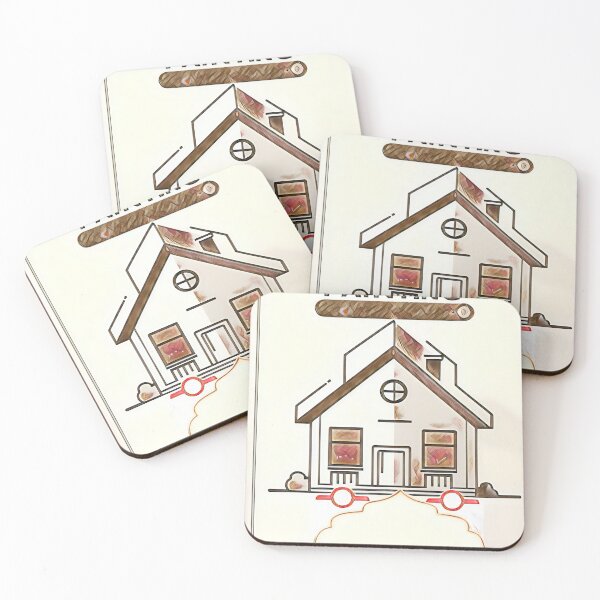 Item preview, Watercolor House Painting Badge  designed and sold by artzyrrone.