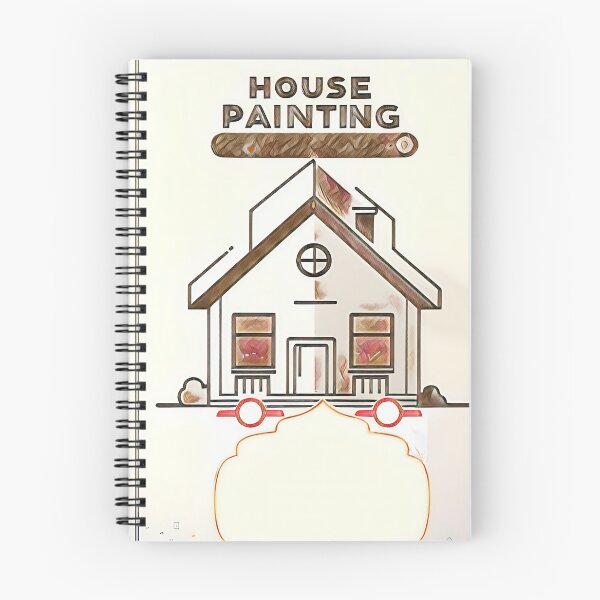 Aperçu de l'œuvre Badge de peinture de maison à l'aquarelle créée et vendue par artzyrrone.