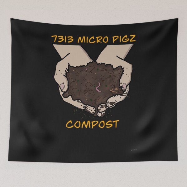 Item preview, 7313 Micro Pigz - Compost designed and sold by ShannWalker6.