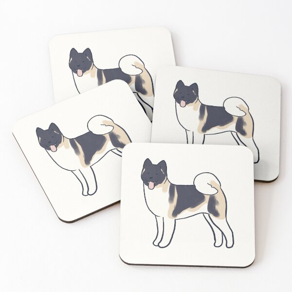 Item preview, American Akita dog art  designed and sold by Mayarart.