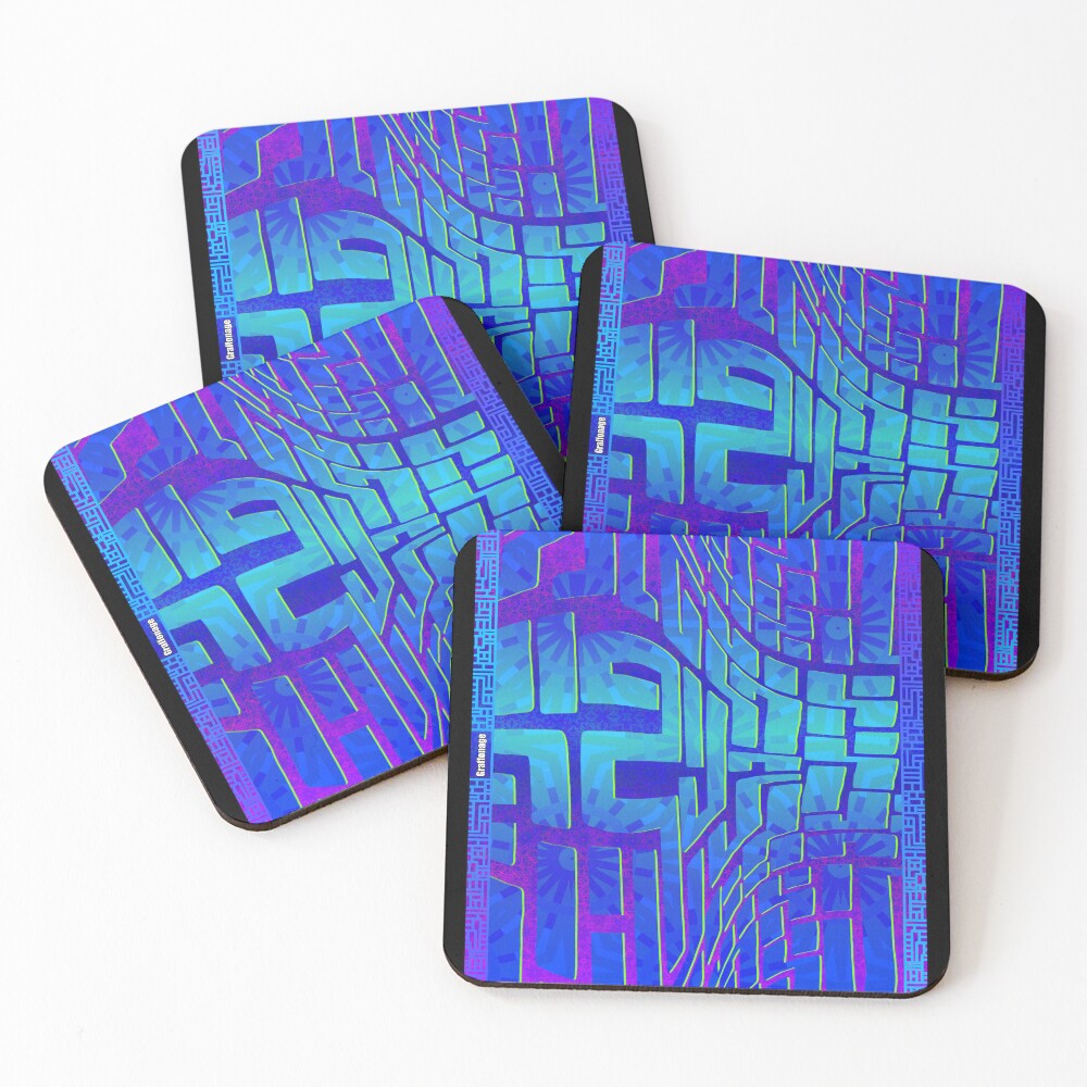 Item preview, Coasters (Set of 4) designed and sold by graffonage.