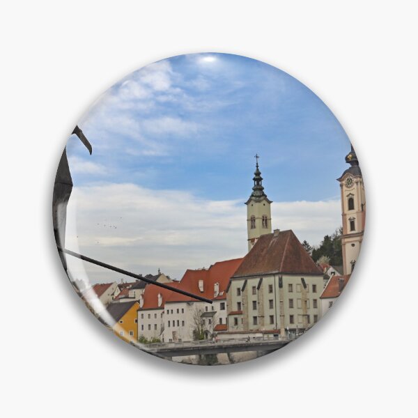 Item preview, Monument on bridge in old town of Steyr, Austria designed and sold by goceris.