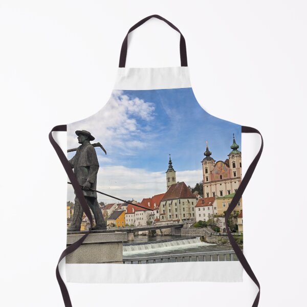 Item preview, Monument on bridge in old town of Steyr, Austria designed and sold by goceris.