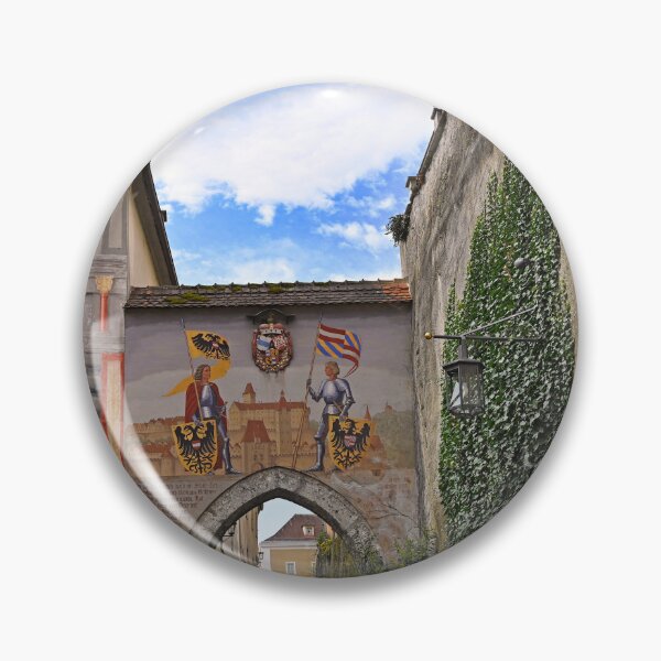 Item preview, Colorful gate entrance in Castle Lamberg Steyr Austria designed and sold by goceris.