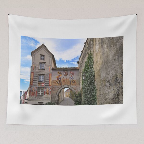 Item preview, Colorful gate entrance in Castle Lamberg Steyr Austria designed and sold by goceris.