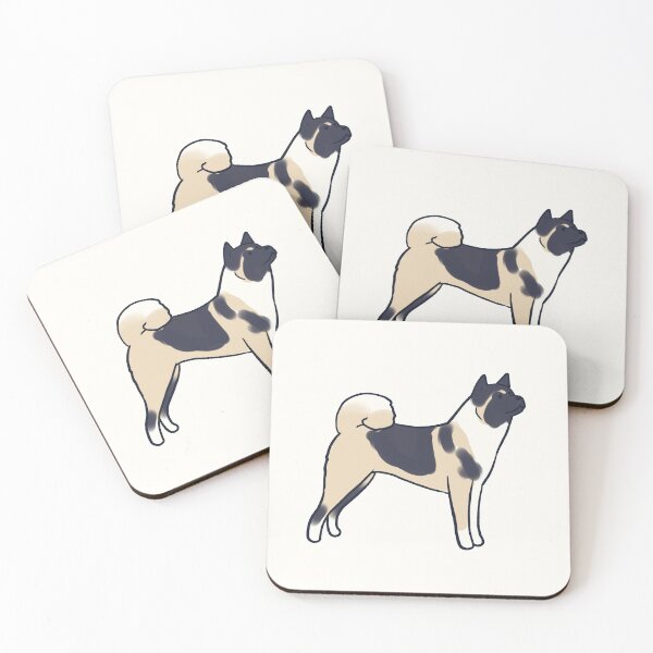 Item preview, American Akita illustration  designed and sold by Mayarart.