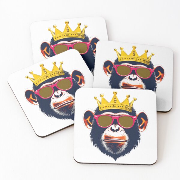 Item preview, Monkey King with Crown and Shades designed and sold by Tom-Johnson.