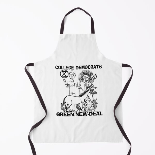 Item preview, COLLEGE DEMOCRATS ~ GREEN NEW DEAL ~ AFRO-MAN ~ AFRO-WOMAN ~ DONKEY ~ EXTINCTION SYMBOL ~ (V-6-117) designed and sold by RodeoMalibu.