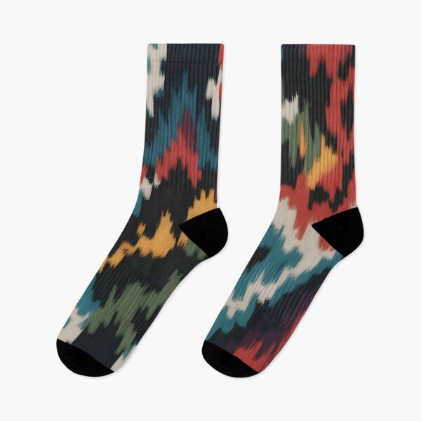 Item preview, Ikat Pattern - Colorful Usbek Design designed and sold by patterncrow.