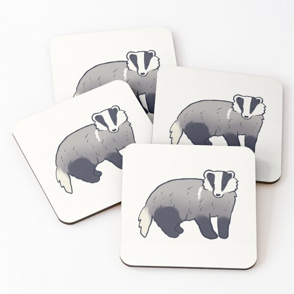 Item preview, badger illustration  designed and sold by Mayarart.