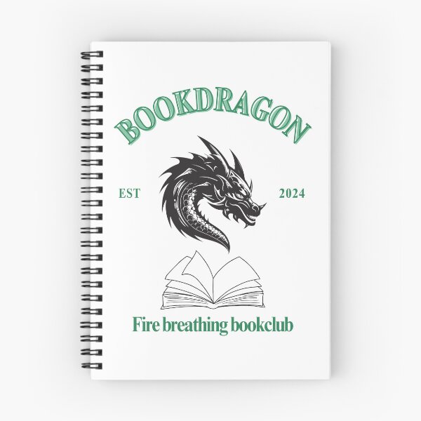 Item preview, Bookdragon bookclub designed and sold by BookishBlackbird Shop.