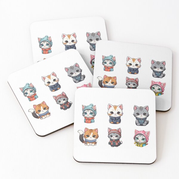 Item preview, Winter Kittens Pack 4 designed and sold by PetsClan.