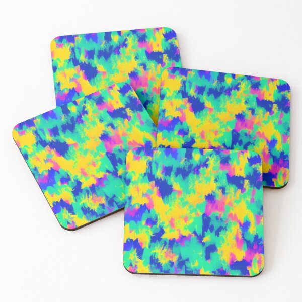 Item preview, Abstract Colorful Paint Splotches Pattern designed and sold by calibrit.