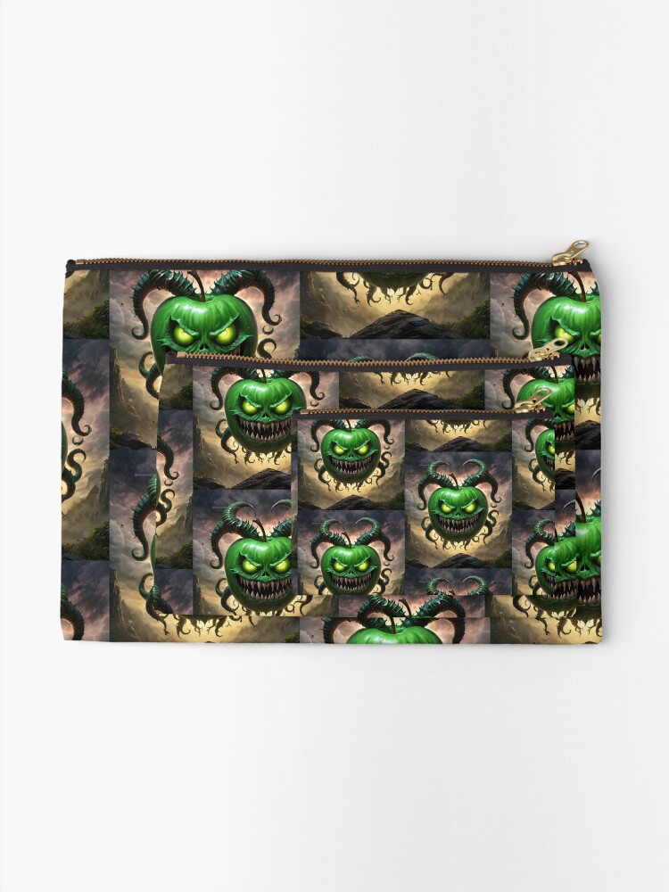 Thumbnail 2 of 4, Zipper Pouch, Corrupted Apple designed and sold by NerdscapeDC.