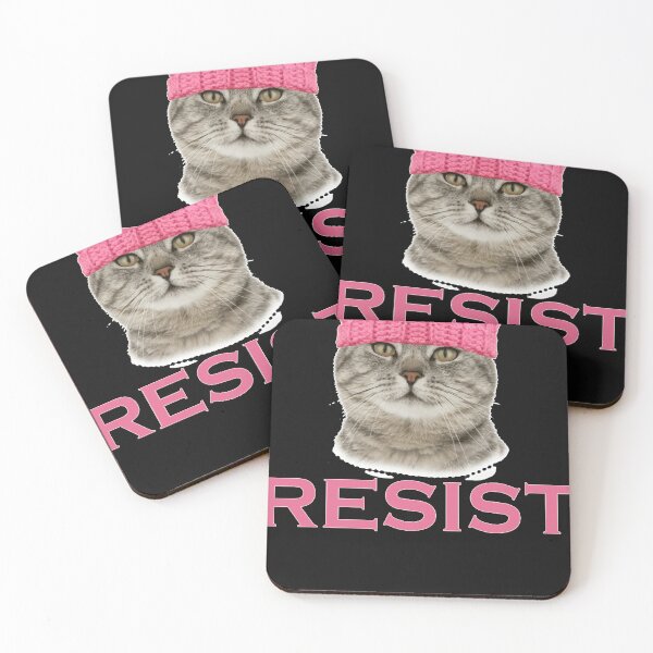Item preview, Resist Persist Protest Cat Hat    designed and sold by aqvejmwjn.