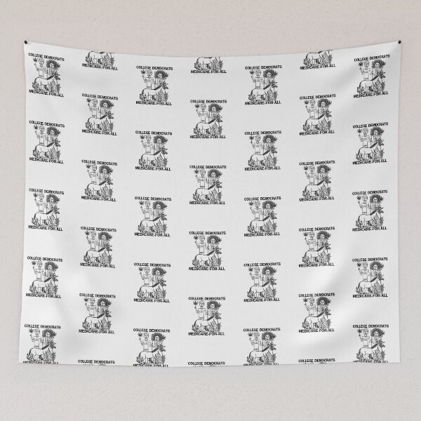 Item preview, COLLEGE DEMOCRATS ~ MEDICARE-FOR-ALL ~ AFRICAN-AMERICANS ~ DONKEY ~ (V-6-120) designed and sold by RodeoMalibu.