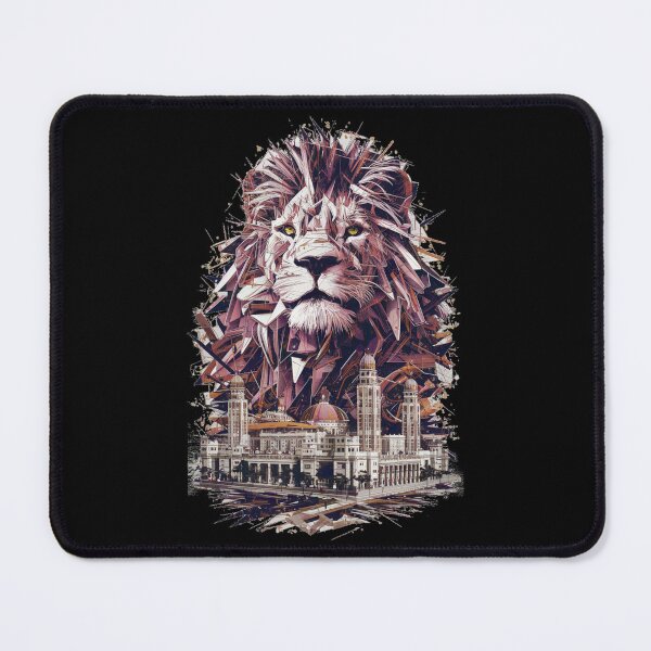 Item preview, Conceptual illustration- lion and city designed and sold by WildernessTints.