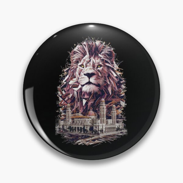 Item preview, Conceptual illustration- lion and city designed and sold by WildernessTints.
