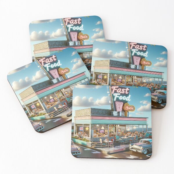 Item preview, Sunset at Bert’s Diner designed and sold by Cerberus-Art.