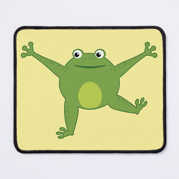 Item preview, Funny happy green cartoon cute thick frog designed and sold by NataliaVVV.