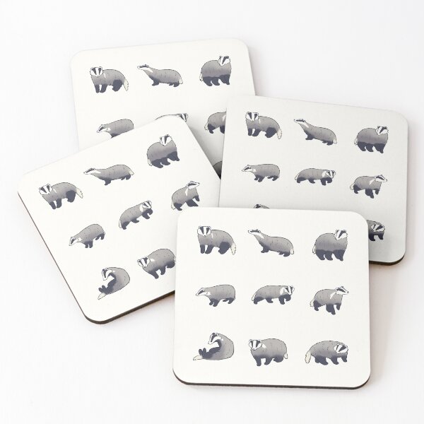 Item preview, Cartoon badger pack  designed and sold by Mayarart.