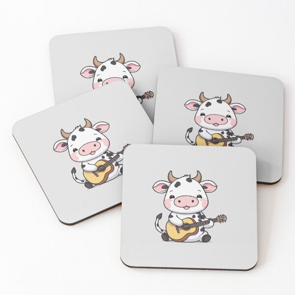 Item preview, Cow Playing Guitar designed and sold by Atlantico54.