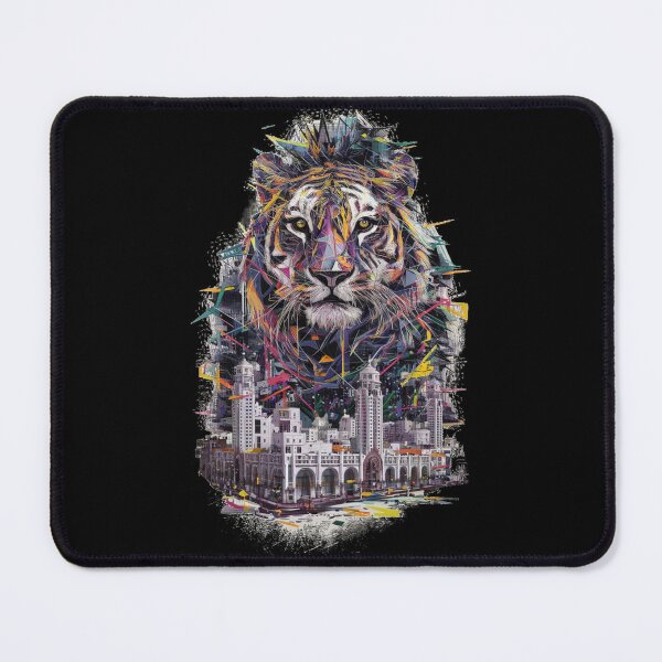 Item preview, Conceptual illustration- tiger and city designed and sold by WildernessTints.