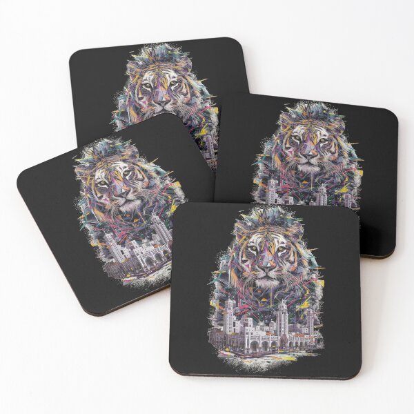 Item preview, Conceptual illustration- tiger and city designed and sold by WildernessTints.