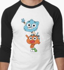 Gumball and Darwin Men's Baseball ¾ T-Shirt