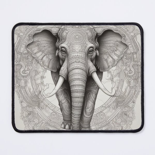 Item preview, A majestic grey elephant designed and sold by isabeline.