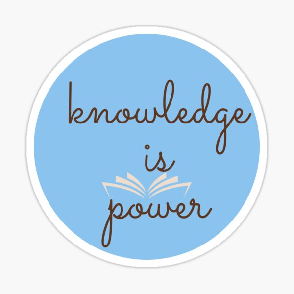Item preview, Knowledge is power study motivation for students and lifelong learners designed and sold by Zoe Robertson.