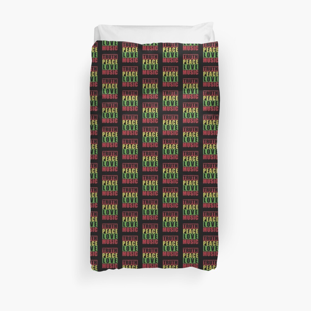 Bob Marley Quotes Duvet Cover By Qudac1511 Redbubble