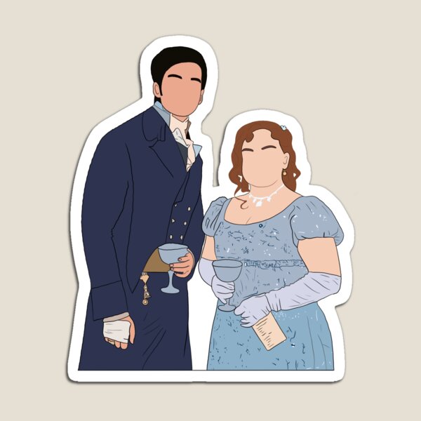 Aperçu de l'œuvre La Chronique des Bridgerton saison 3, scène miroir de Penelope et Colin créée et vendue par vyascreations.