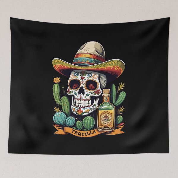 Item preview, Sugar Skull Iconic Mexico Drink Celebration designed and sold by LuminOrb.