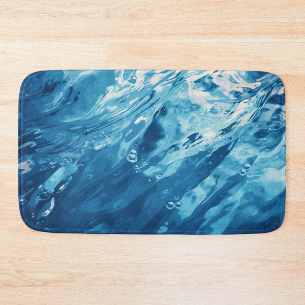 Item preview, Serene Blue Water designed and sold by Vector Scout Lab.