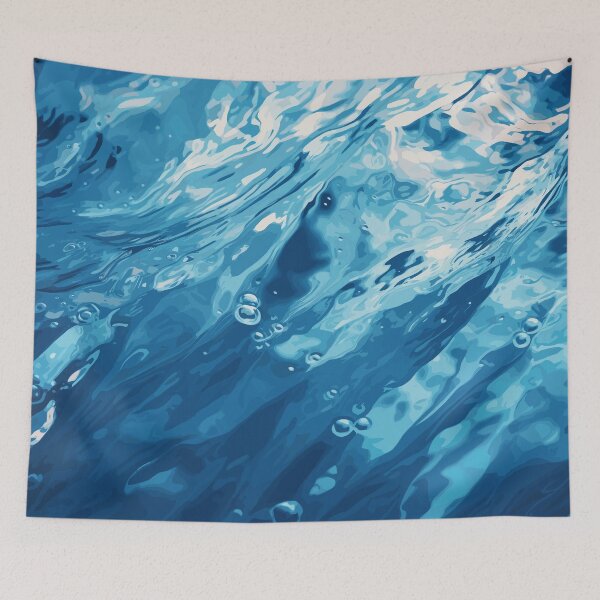 Item preview, Serene Blue Water designed and sold by Vector Scout Lab.