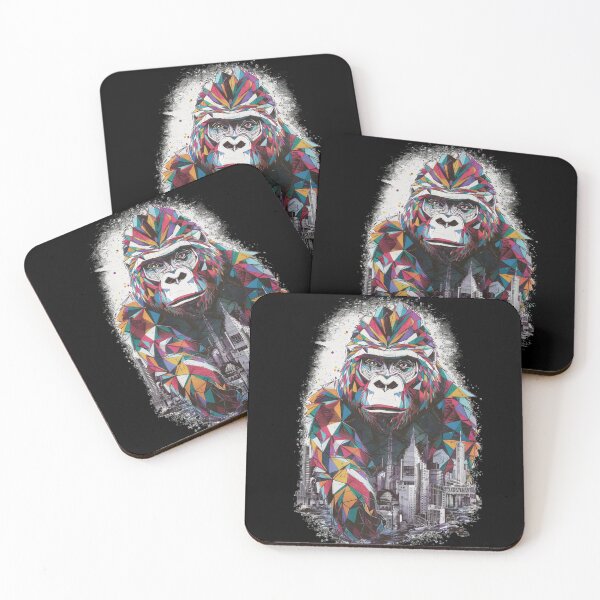 Item preview, Conceptual illustration- gorilla and city designed and sold by WildernessTints.