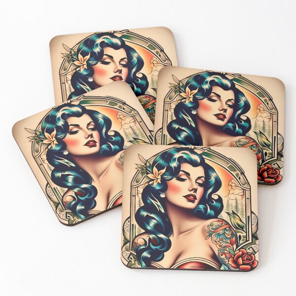 Item preview, Pinup Tattoo  designed and sold by MatrixTattoo.