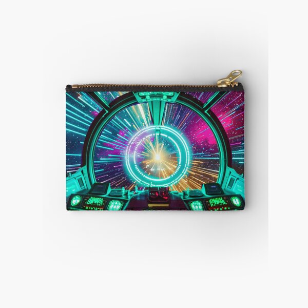 Item preview, Starship Cockpit in Hyperspace Leap Green designed and sold by Synthwave Poem.