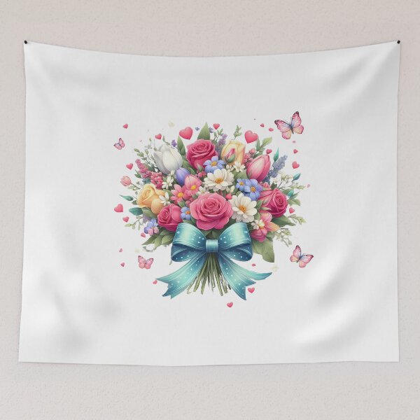 Item preview, flower bouquet for mother's day sticker designed and sold by Lemon-Monday.