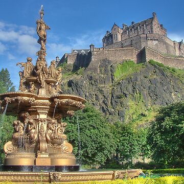 Artwork thumbnail, Edinburgh Castle , Scotland by goldyart