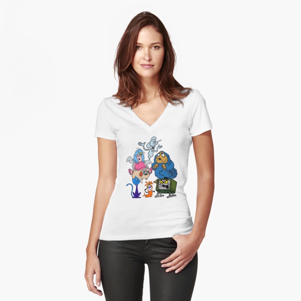 Item preview, Fitted V-Neck T-Shirt designed and sold by Art-Speaks.