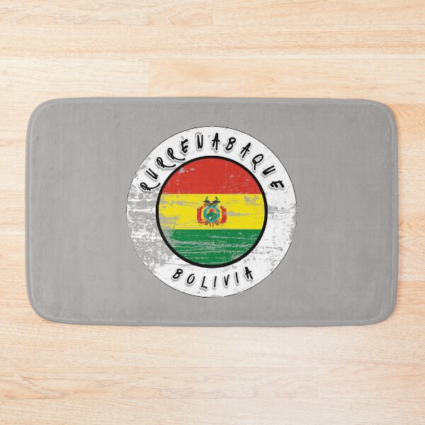 Item preview, Rurrenabaque Bolivia Vintage Flag designed and sold by TravelPenguin.