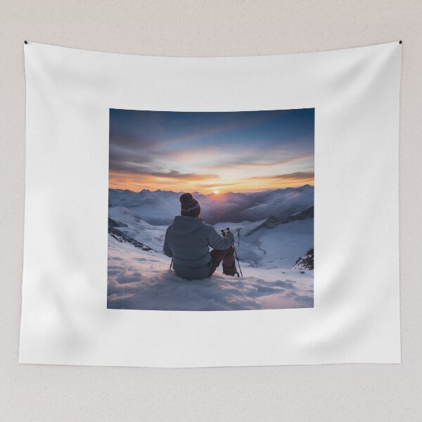Item preview, Feeling the winter chill while taking in the beauty of nature designed and sold by Shirtastically.