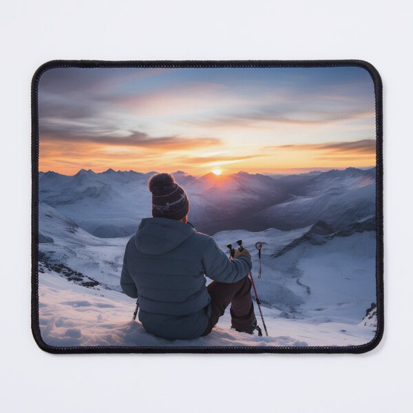 Item preview, Feeling the winter chill while taking in the beauty of nature designed and sold by Shirtastically.
