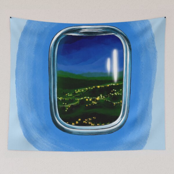 Item preview, Nocturnal Flight: Italy from the Skies designed and sold by SheepTigerArt.